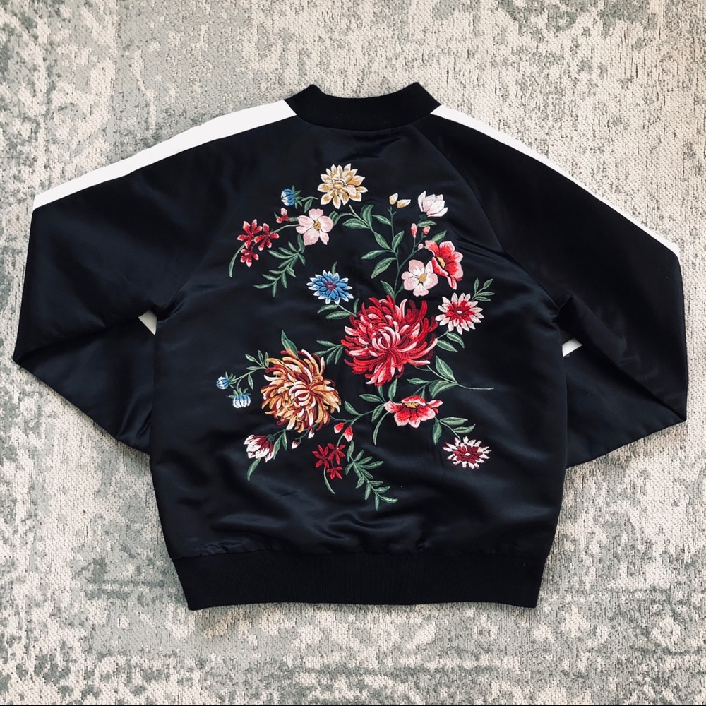 Satin Embroidered Jacket